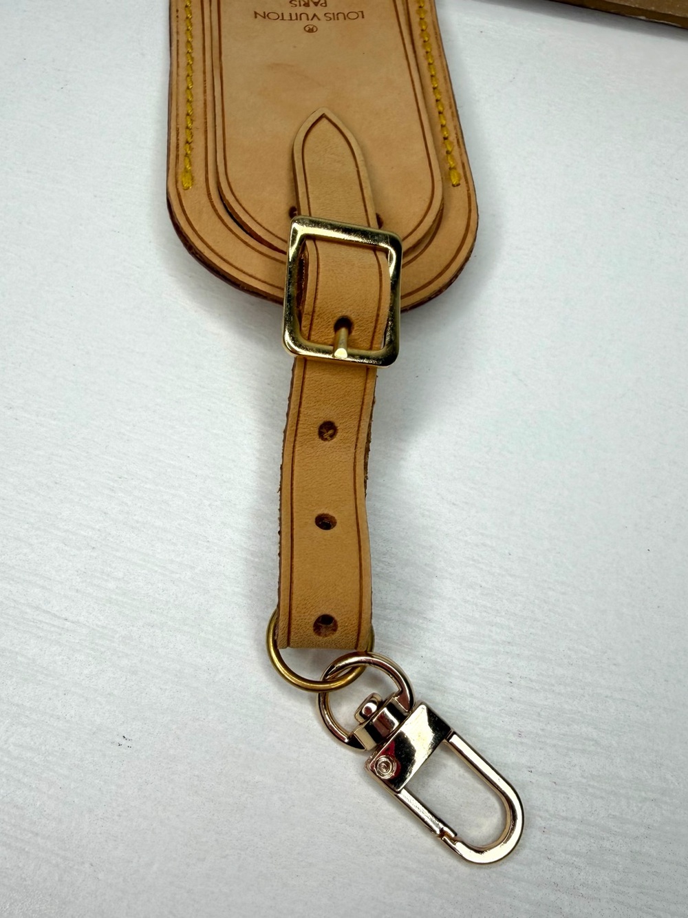 Louis Vuitton Vachetta Leather Luggage Tag - Picture 3 of 5